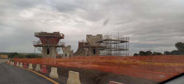 De snelweg van Carania en Syracuse naar Ragusa is in aanbouw, aan de laatste 30 kilometers wordt hard gewerkt.